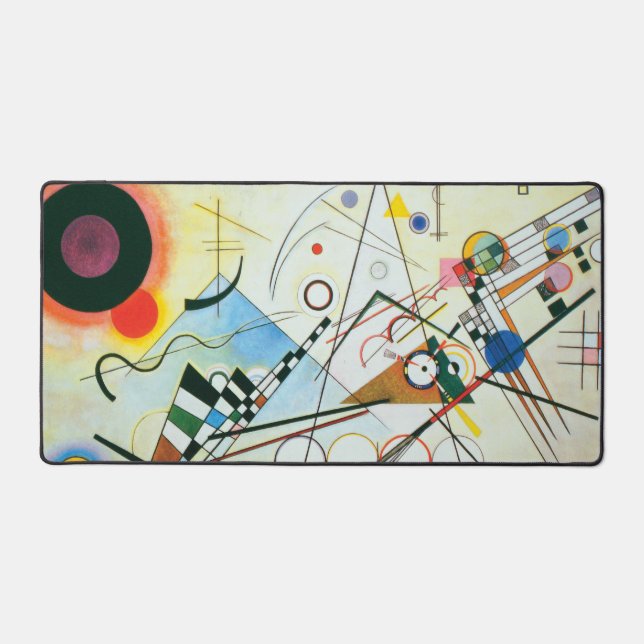 Zusammensetzung VIII von Wassily Kandinsky Schreibtischunterlage (Vorderseite)