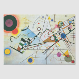 Zusammensetzung VIII von Wassily Kandinsky Seidenpapier