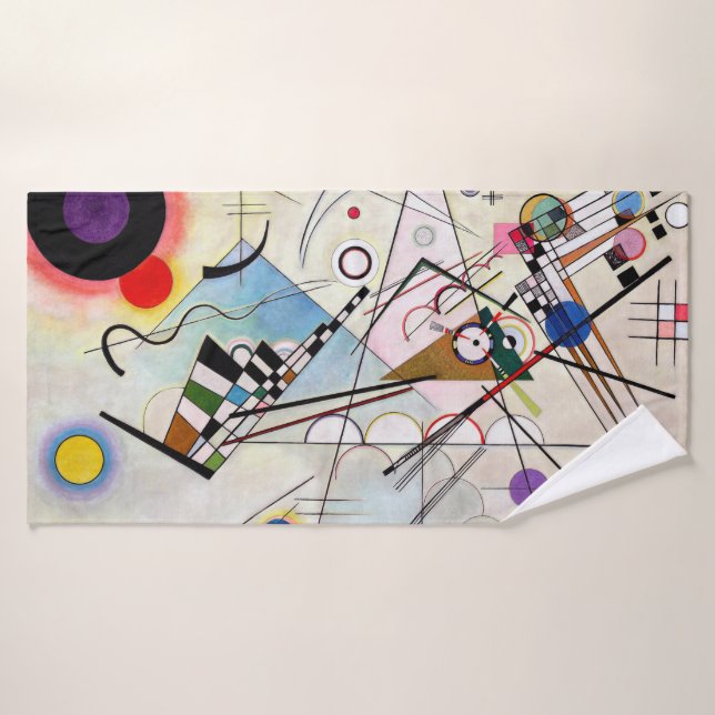 Zusammensetzung VIII, Wassily Kandinsky Badehandtuch (Badehandtuch)
