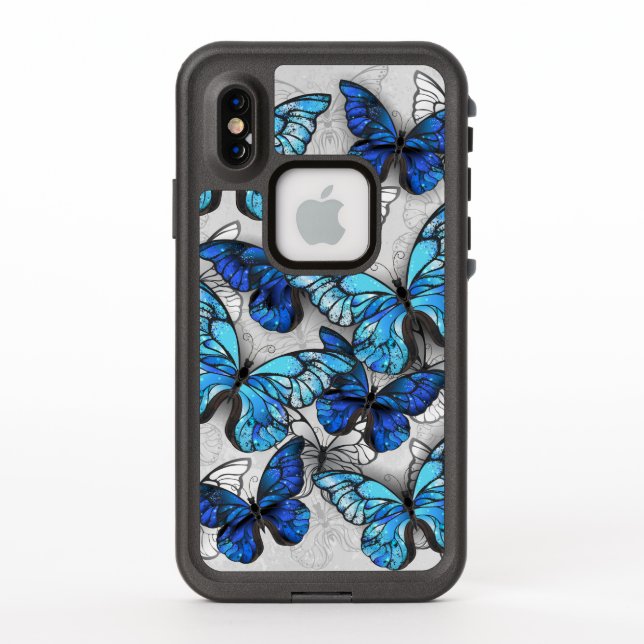 Zusammensetzung von White und Blue Butterflies (Rückseite)