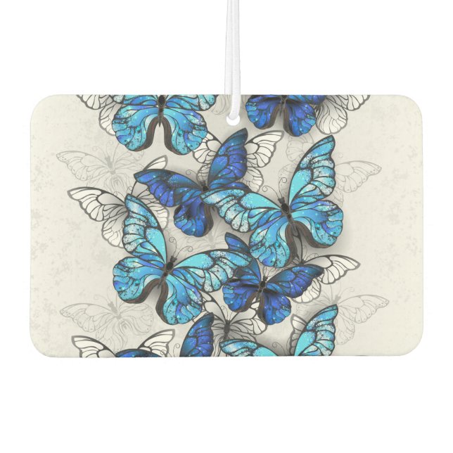 Zusammensetzung von White und Blue Butterflies Autolufterfrischer (Vorderseite)