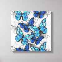 Zusammensetzung von White und Blue Butterflies