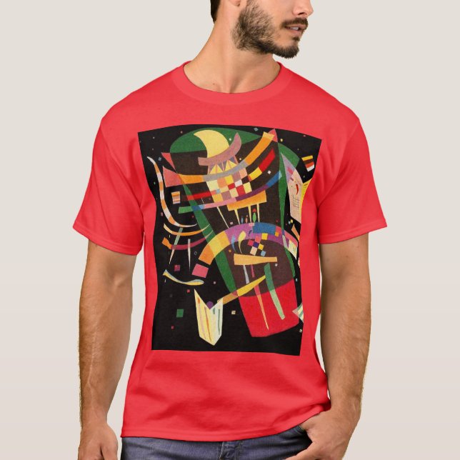 Zusammensetzung X Biomorphische Abstraktion - Kand T-Shirt (Vorderseite)