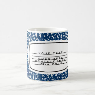 Zusammensetzungsbuch Kaffeetasse
