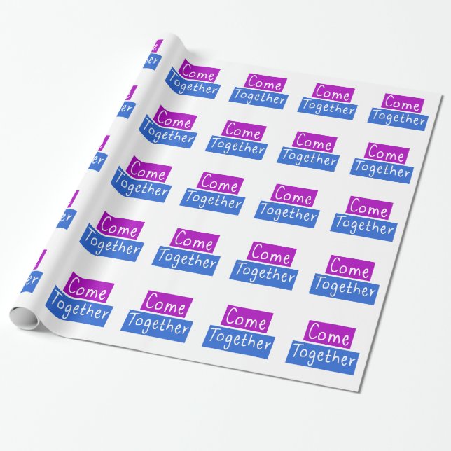 Zusammentreffen Geschenkpapier (Ungerollt)