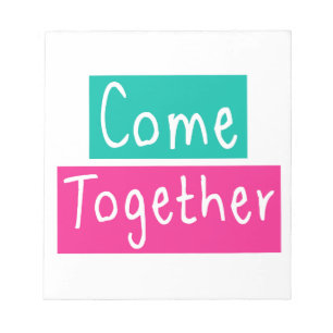 Zusammentreffen Notizblock