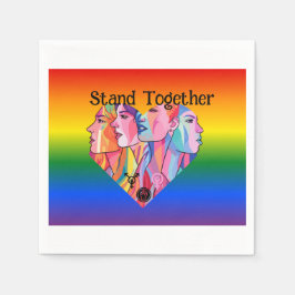 Zusammentreffen Serviette