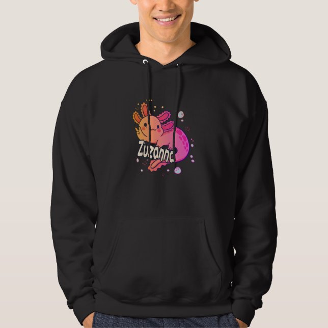 ZUSANNA - Schöner Mädchenname mit bezauberndem AXO Hoodie (Vorderseite)