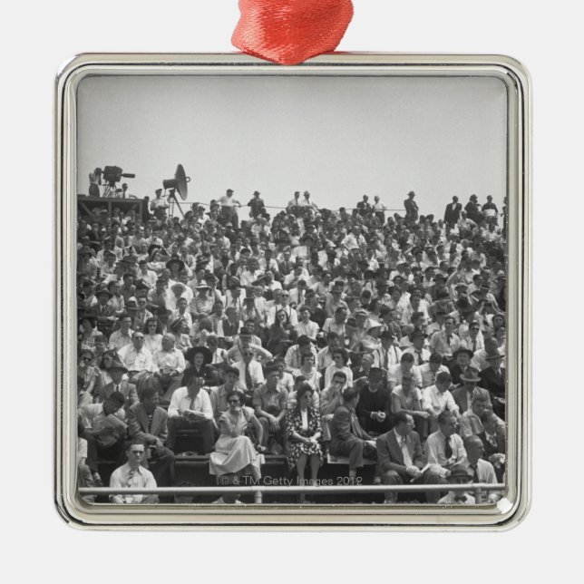 Zuschauer Silbernes Ornament (Vorne)
