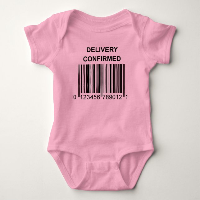 Zustellung bestätigt Strampler-Girl Baby Strampler (Vorderseite)