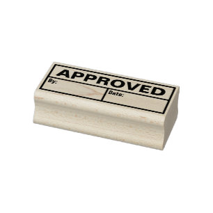 ZUSTIMMTES AMT DATUM BRIEFMARKE GUMMISTEMPEL