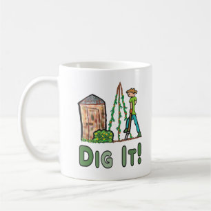 Zuteilung Gartenarbeit Kaffeetasse