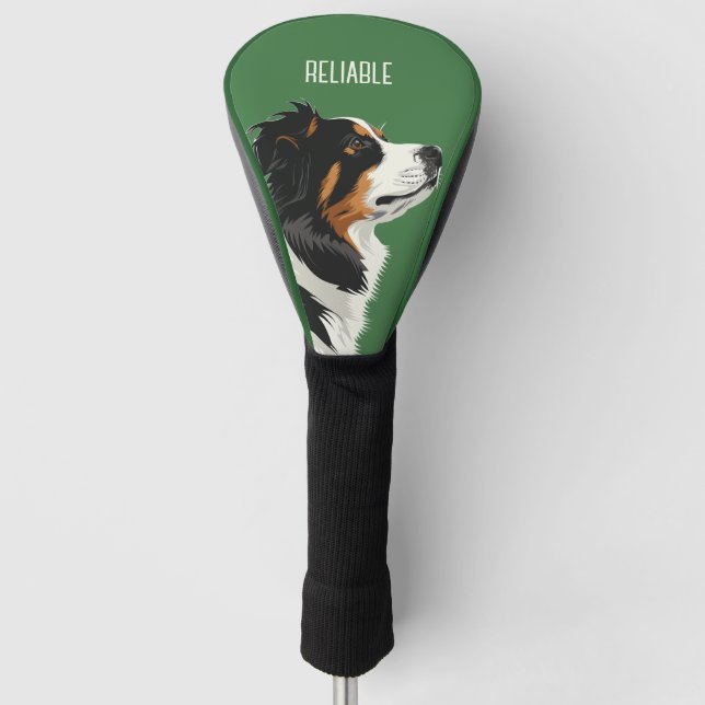 Zuverlässige australische Hirte Golf Headcover (Vorderseite)