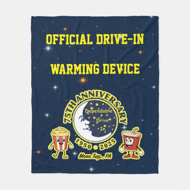 Zuverlässige Drive-In-Flanelldecke Fleecedecke (Vorderseite)