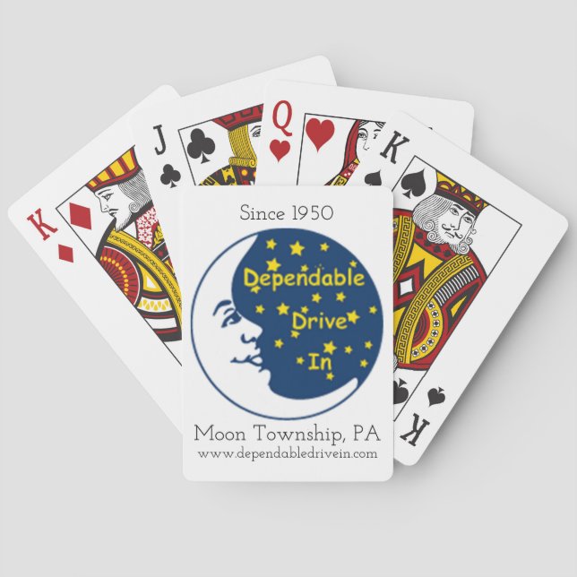 Zuverlässiger Antrieb in Spielkarten (Rückseite)