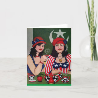 ZUWANDERER FEIERTAGSKARTE