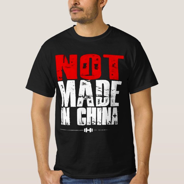 Zuwanderer, nicht in China gemacht T-Shirt (Vorderseite)