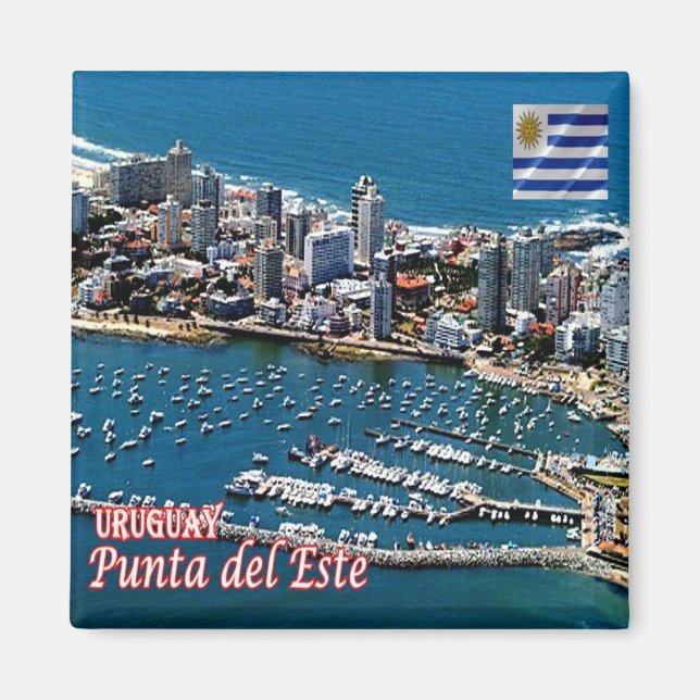 zUY006 PUNTA D'ESTE, Uruguay, Amerika, Kühlschrank Magnet (Vorne)