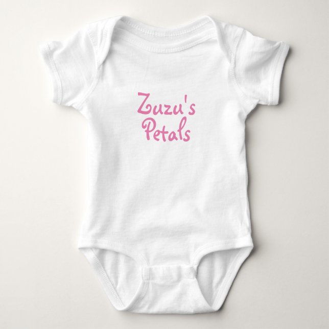 ZUZU'S PETALS BABY JERSEY BODYSUIT STRAMPLER (Vorderseite)