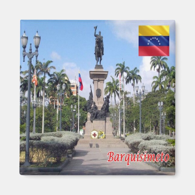 zVE009 BARQUISETO, Venezuela, Amerika, Kühlschrank Magnet (Vorne)