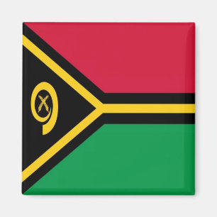 zVU001 VANUATU FLAG, Ozeanien, Kühlschrank Magnet