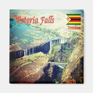 ZW004 VICTORIA FALLS, Simbabwe, Afrika, Kühlschran Magnet