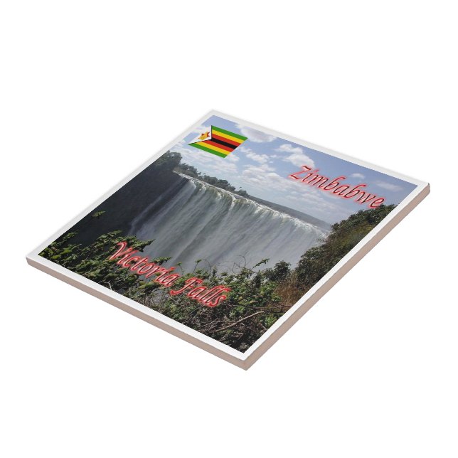 ZW010 VICTORIA FALLS, Simbabwe, AFRIKA, Fliese (Seite)