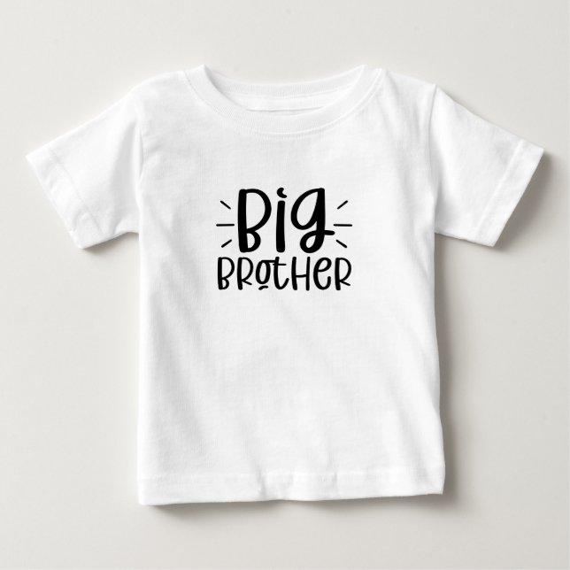 Zwangerschapsaankondiging - Big Brother Baby T-shirt (Vorderseite)