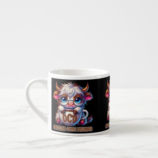 Zwanghafte Kaffeestörung  Espressotasse (Links)