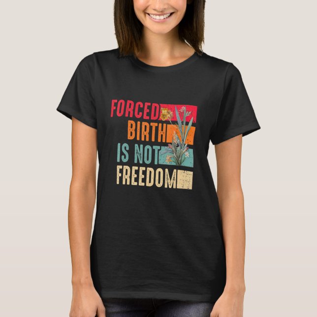 Zwangsheirat ist nicht Freiheit Feministische Frei T-Shirt (Vorderseite)