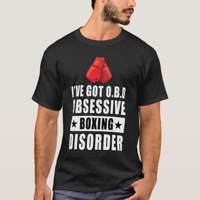 Zwangsläufige Boxerkrankung - Witziges Zitat T-Shirt (Vorderseite)