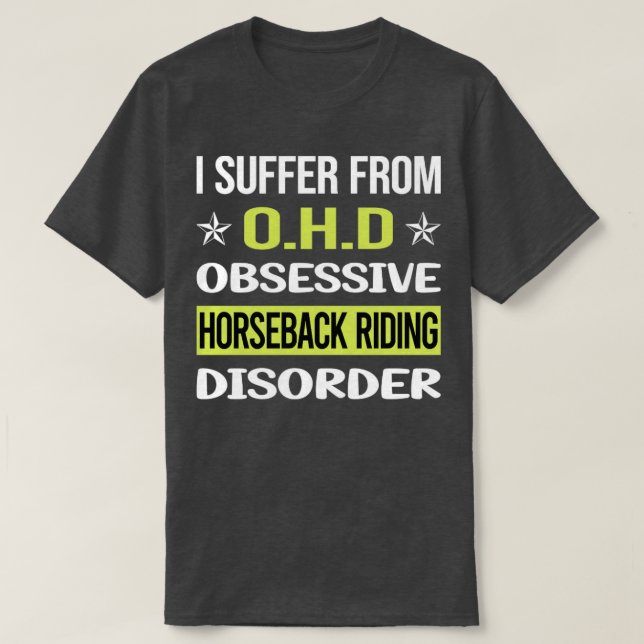 Zwangsläufige Liebe Reiten T-Shirt (Design vorne)