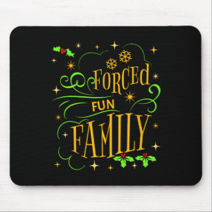 Zwangspass für Familien Pajamas Weihnachtslicht Sa Mousepad