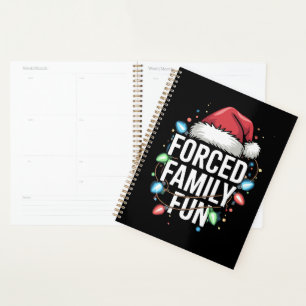 Zwangspass für Familien Sarcastic Weihnachten Funn Planer