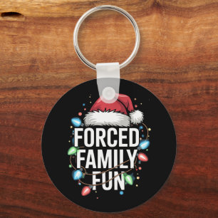 Zwangspass für Familien Sarcastic Weihnachten Funn Schlüsselanhänger