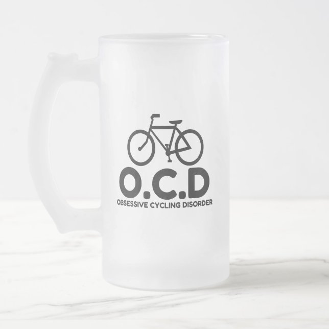 Zwangsstörung Mattglas Bierglas (Links)