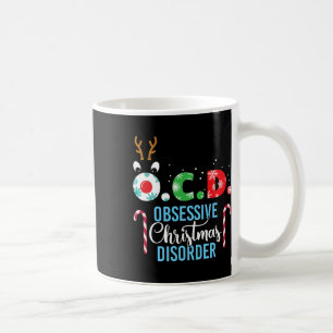 Zwangsstörung Weihnachten! Rentiergeweih Gif Kaffeetasse