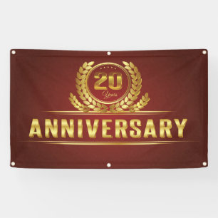 zwanzigähriger Jahrestag Banner