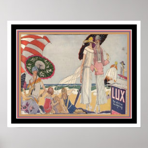 Zwanzigerjahre Kunst-Deko-Lux-Anzeigen-Druck 16x20 Poster