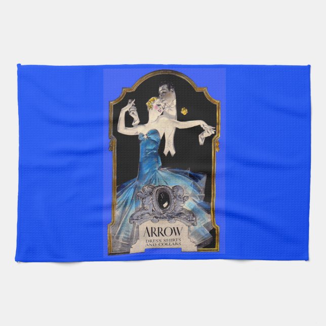 Zwanzigerjahre Leyendecker Pfeil-Shirt-Anzeigennr. Handtuch (Horizontal)