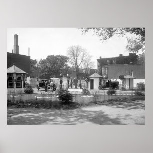 Zwanzigerjahre Tankstelle Poster