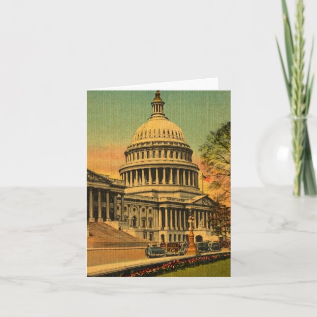 Zwanzigerjahre Washington, DC Karte (Vorderseite)
