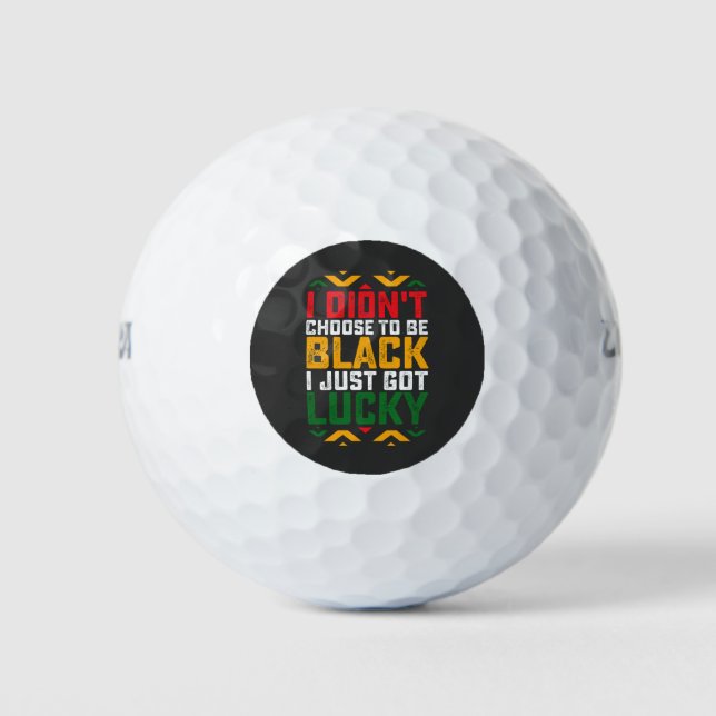 Zwanzigst habe ich mich nicht für schwarz entschie golfball (Vorderseite)