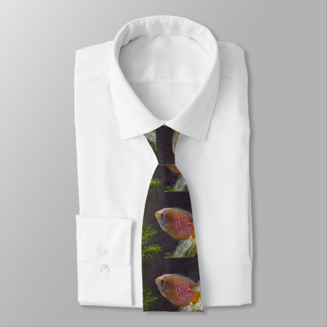 Zwarf Gourami Fish Krawatte (Gebunden)