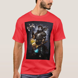Zwarf Paladin Stout und Mighty T-Shirt