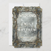 Zwarven Splendor Fantasy Wedding Einladung