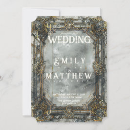 Zwarven Splendor Fantasy Wedding Einladung