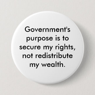 Zweck Regierungsknopf Button