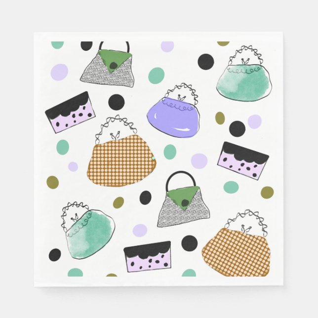 ZWECKE DER Mama 👛 Napkins Serviette (Vorderseite)