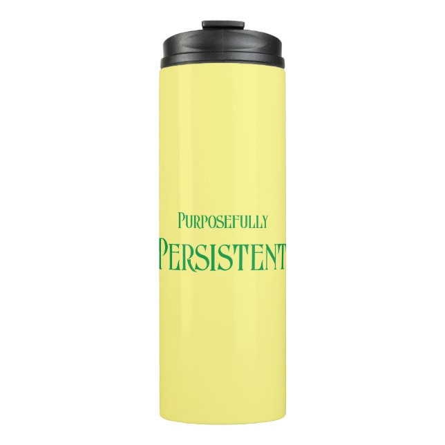 Zweckmäßig anhaltender thermischer Tumbler Thermosbecher (Vorderseite)